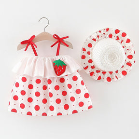 Rochie cu palarie Anona Rosu